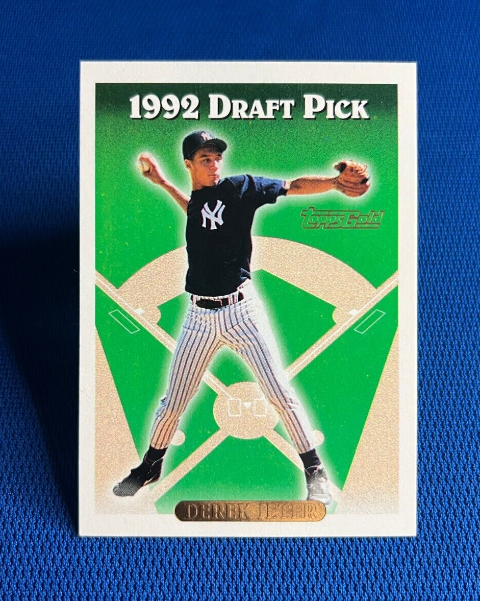 1993 TOPPS GOLD DEREK JETER NEW YORK YANKEES RC ROOKIE CARD #98 RARE