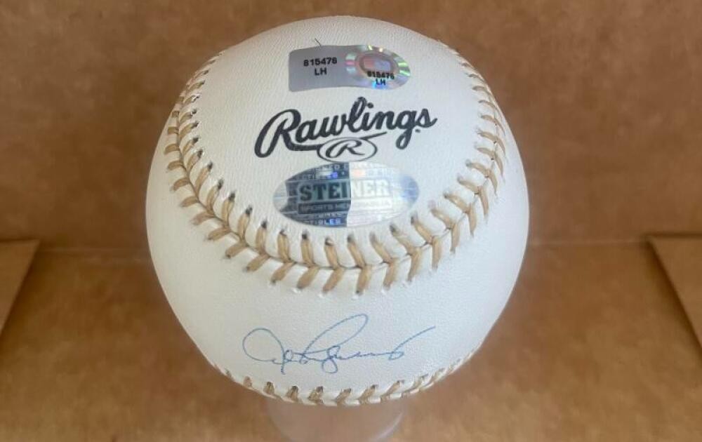 ALEX RODRIGUEZ YANKEES SIGNED GG BASEBALL STEINER MLB HOLOGRAM