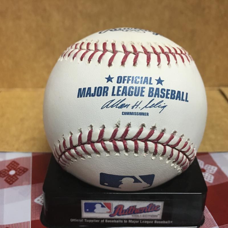 DANIEL FIELDS DETROIT TIGERS M.L. SIGNED BASEBALL W/COA