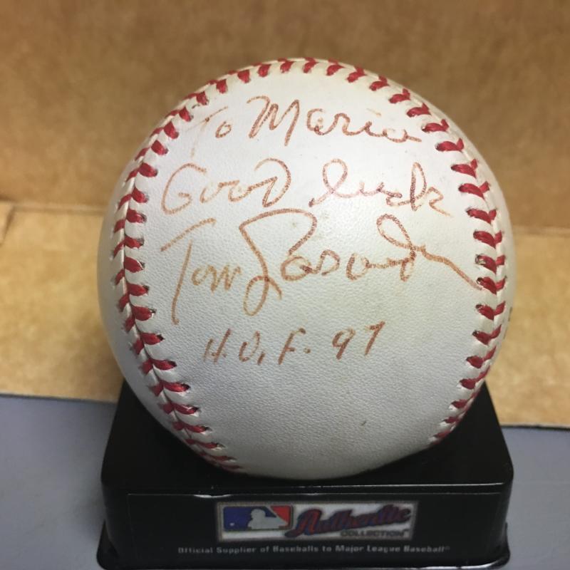RAFAEL AVILA SENIOR SCOUT/TOMMY LASORDA DODGERS RARE N.L. SIGNED BASEBALL W/COA
