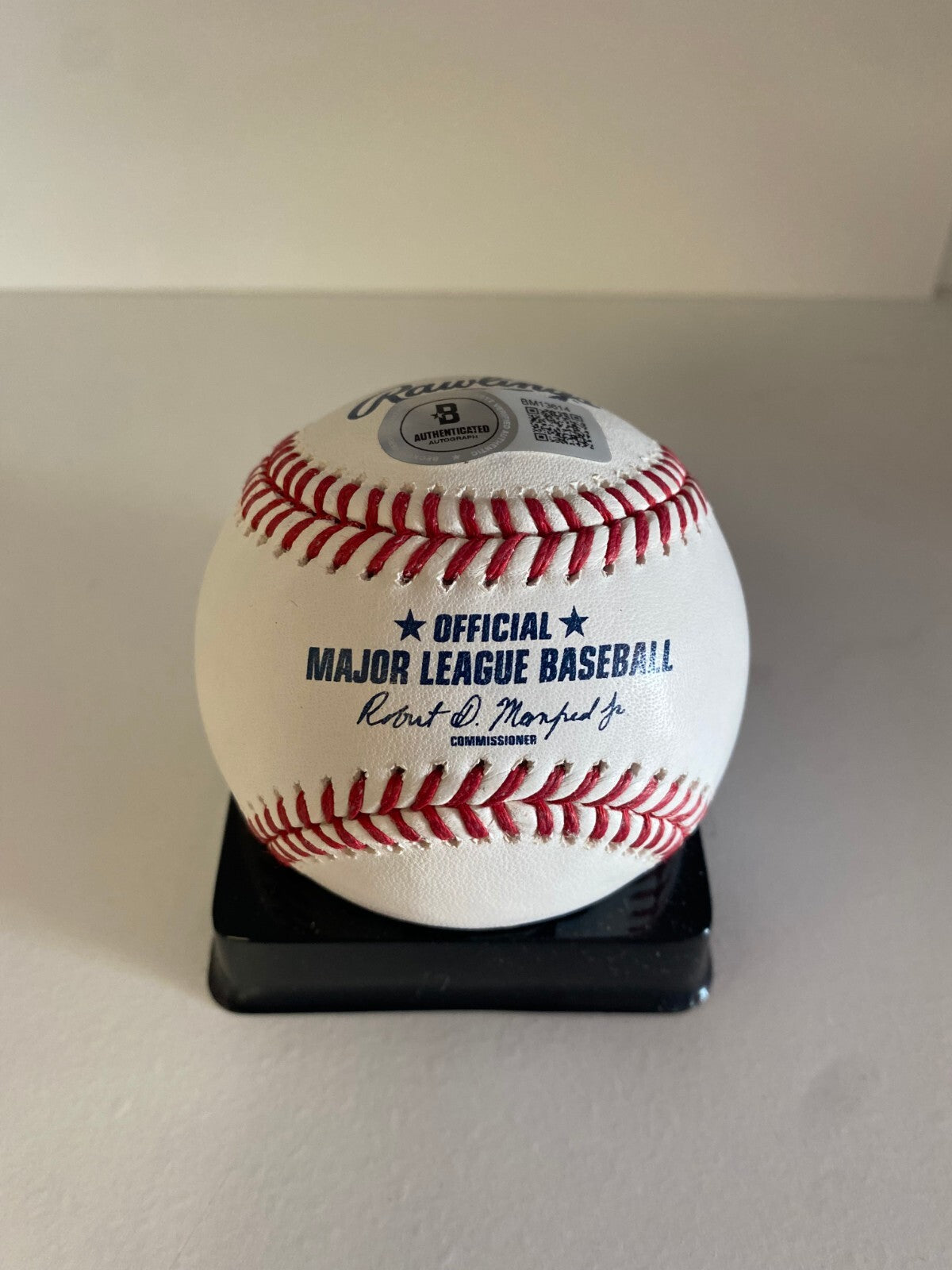 JOSE ABREU HOUSTON ASTROS SIGNED AUTOGRAPHED M.L. BASEBALL BECKETT ***