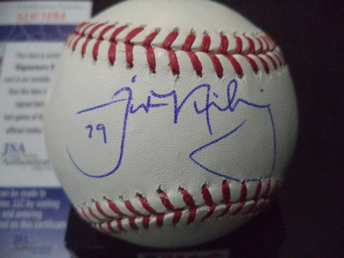 JUSTIN NICOLINO MIAMI MARLINS SIGNED ML BASEBALL SIGNATURE DEBUT JSA COA SD01054