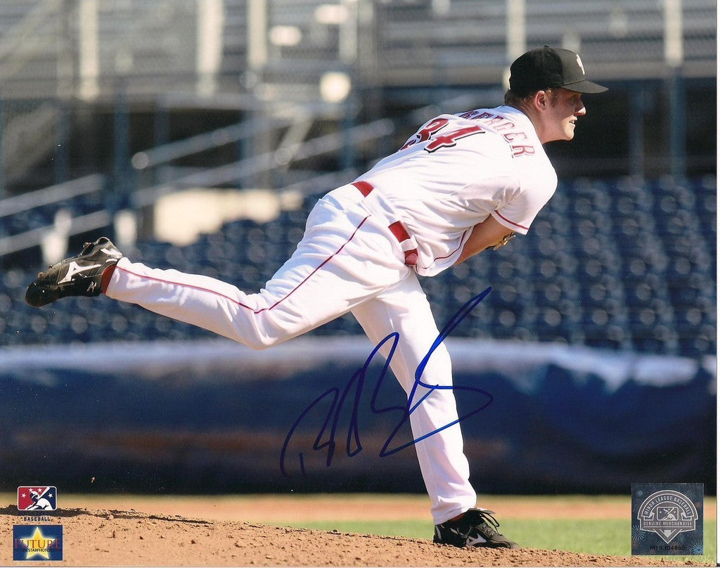 BRAD BOXBERGER CINCINNATI REDS SIGNED 8X10 PHOTO W/COA