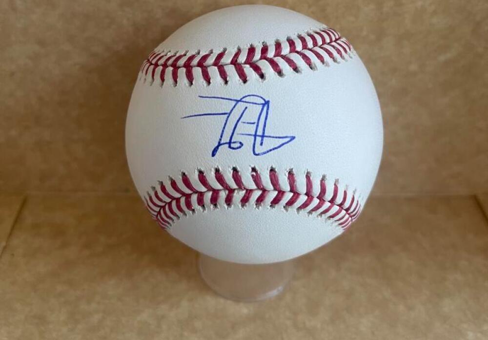 DREW GILBERT  METS  SIGNED AUTOGRAPHED M.L. BASEBALL BECKETT AUTH