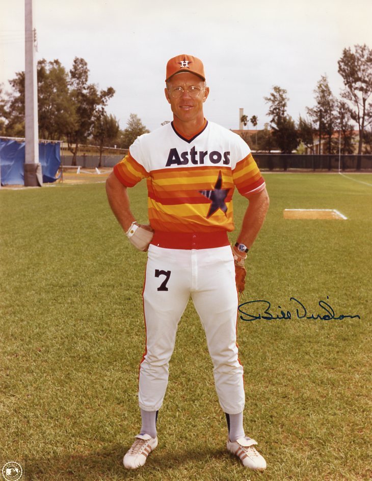 BILL VIRDON HOUSTON ASTROS SIGNED 8X10 W/COA 