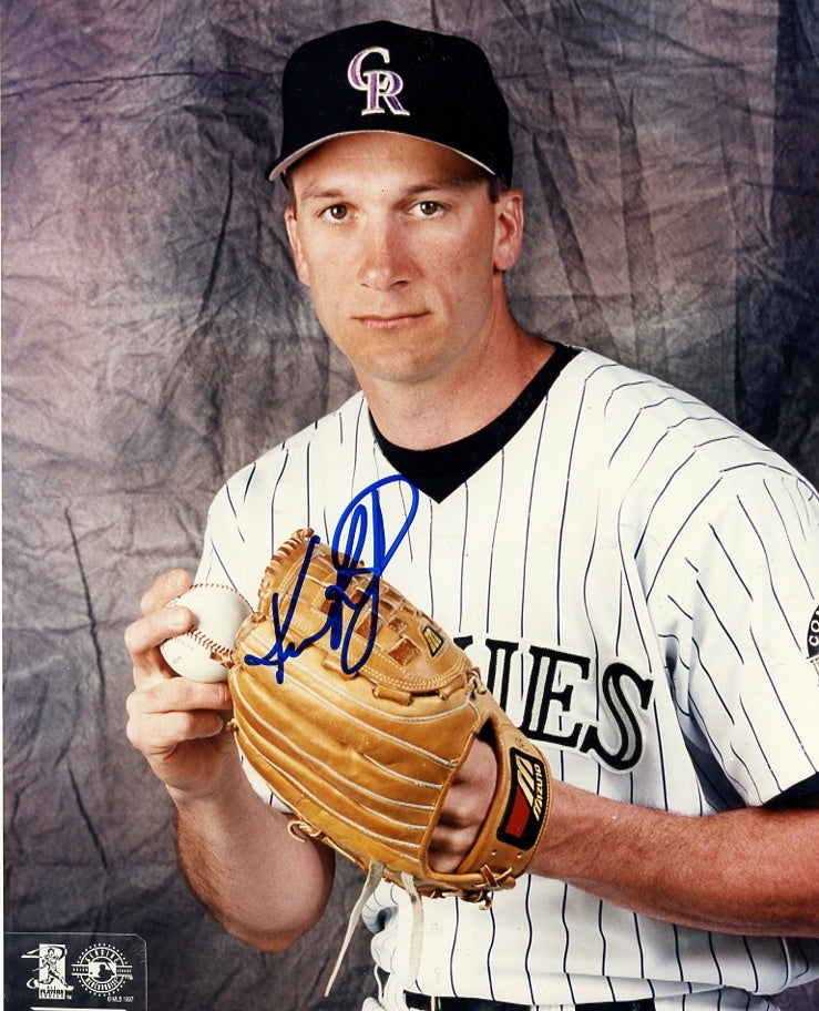 KEVIN  RITZ    COLORADO  ROCKIES     SIGNED AUTOGRAPHED  8X10   PHOTO