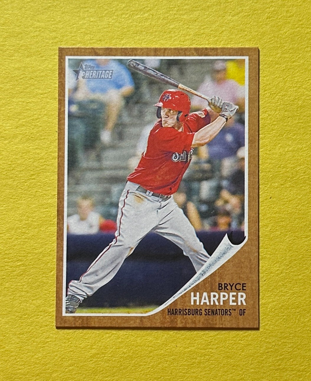 2011 TOPPS HERITAGE MINOR LEAGUE BRYCE HARPER #16 WASHINGTON