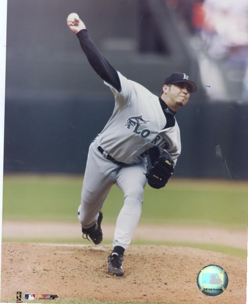 JOSH BECKETT  FLORIDA  MARLINS MANAGER   UNSIGNED 8X10