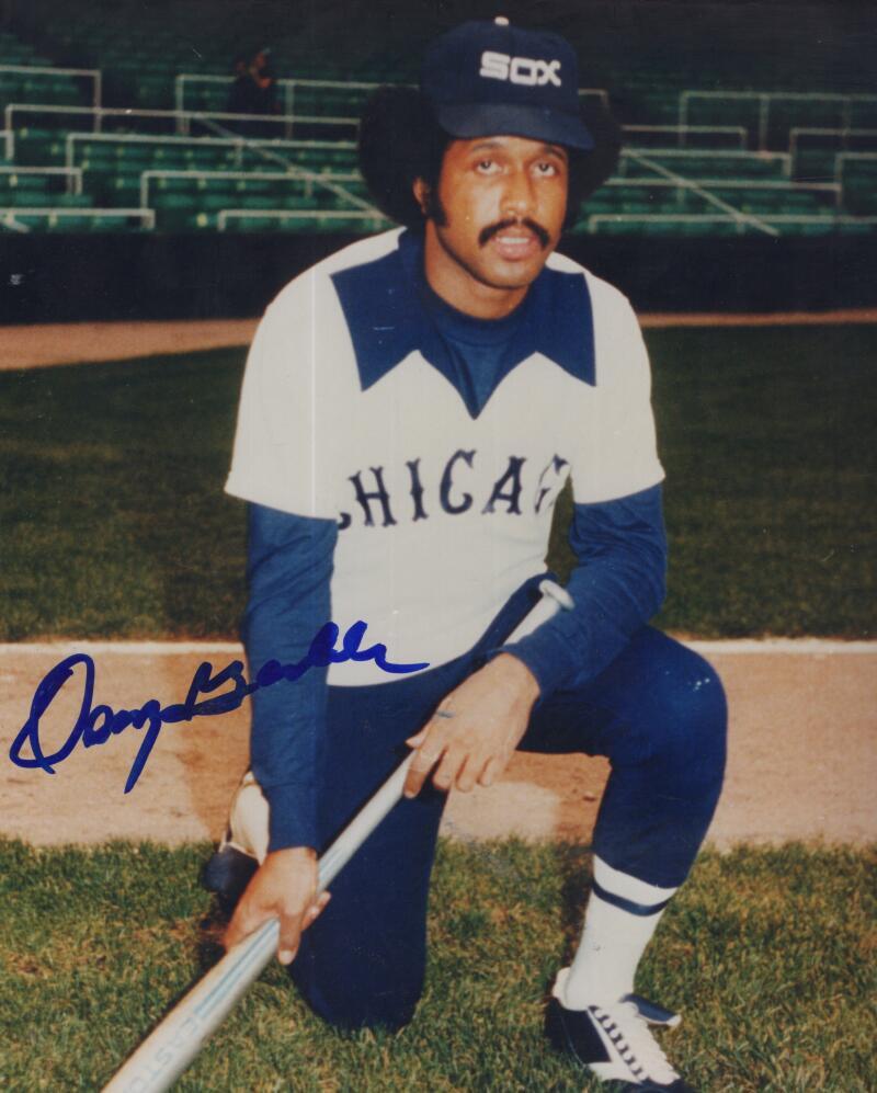 OSCAR GAMBLE WHITE SOX SIGNED AUTOGRAPHED 8X10 PHOTO W/ COA