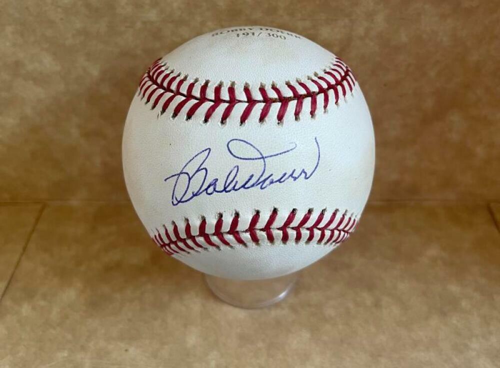 BOBBY DOERR BOSTON RED SOX SIGNED AUTO M.L. BASEBALL BAS BA29509