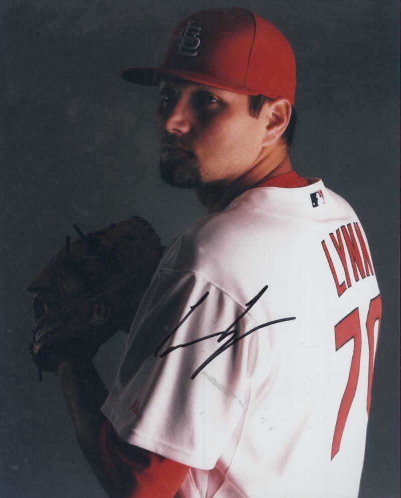 LANCE LYNN ST. LOUIS CARDINALS  SIGNED AUTOGRAPHED 8X10 PHOTO W/ COA