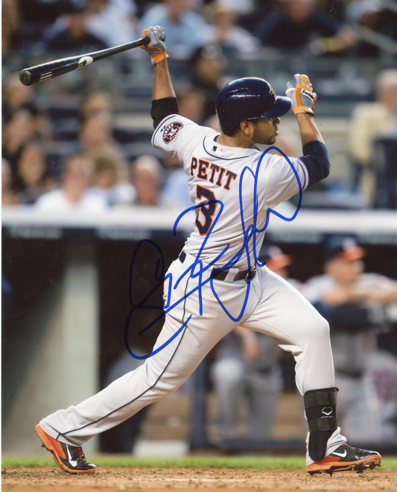 GREGORIO PETIT HOUSTON ASTROS SIGNED AUTOGRAPHED 8X10 PHOTO W/COA