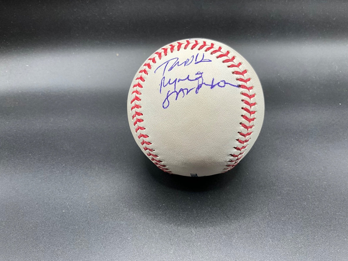 Ivan Dejesus Signed Baseball inscribed “Traded For Ryne Sandberg” Beckett Auto