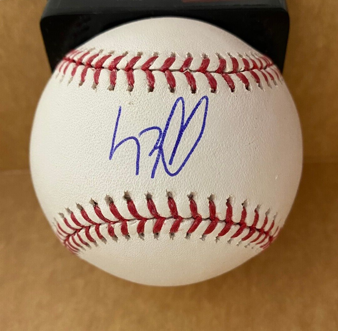 LUIS ROBERT CHICAGO WHITE SOX SIGNED AUTOGRAPHED M.L. BASEBALL BAS BECKETT