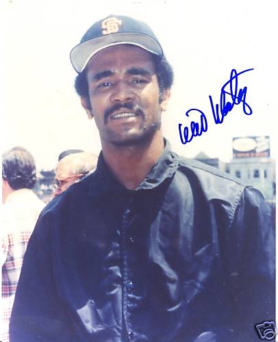 WILLIE MONTANEZ SAN FRANCISCO GIANTS SIGNED 8X10 PHOTO