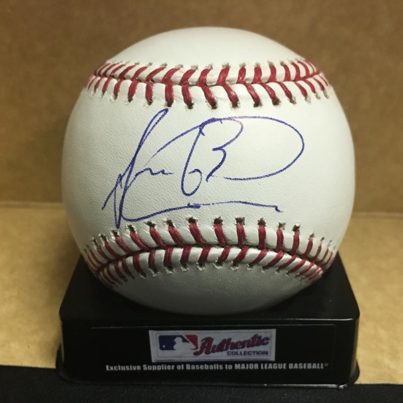SAMUEL GERVACIO HOUSTON ASTROS M.L. SIGNED BASEBALL W/COA