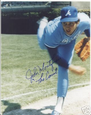 JOHN MONTEFUSCO ATLANTA BRAVES SIGNED 8X10 PHOTO W/COA