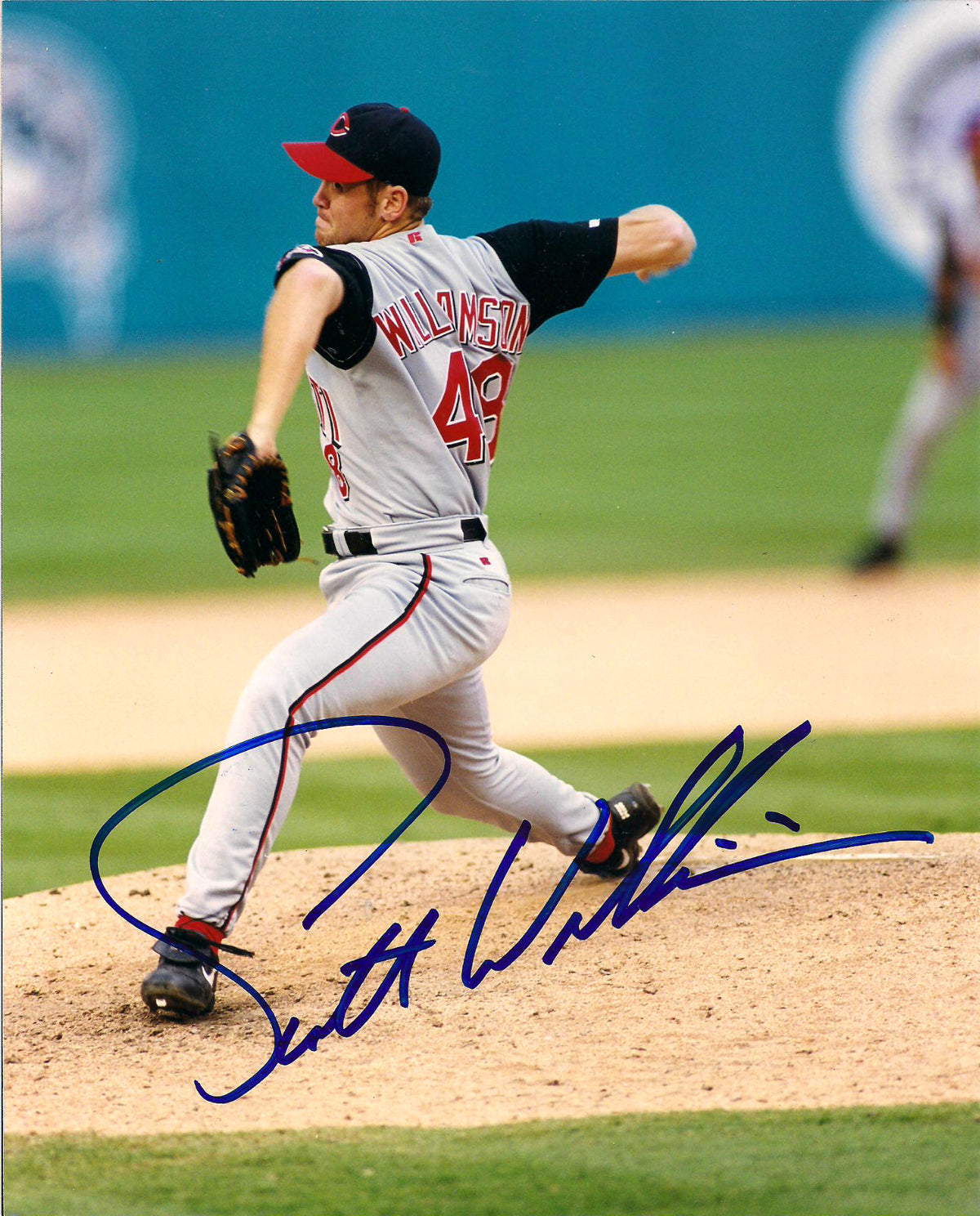 SCOTT WILLIAMSON CINCINNATI REDS SIGNED AUTOGRAPHED 8X10 PHOTO W/COA