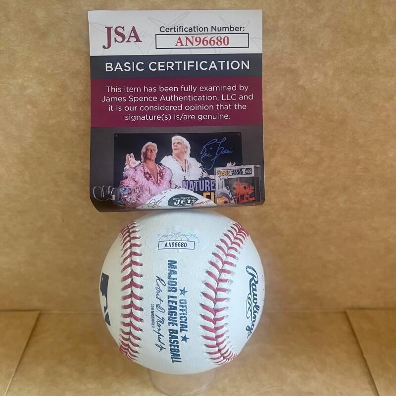LUIZ ARRAEZ MARLINS STATS SIGNED AUTOGRAPHED M.L. BASEBALL JSA AUTH