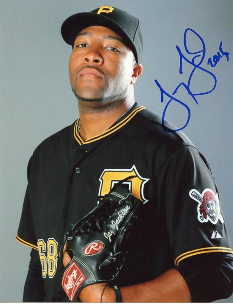 JAY JACKSON PITTSBURGH PIRATES SIGNED 8X10 PHOTO W/COA
