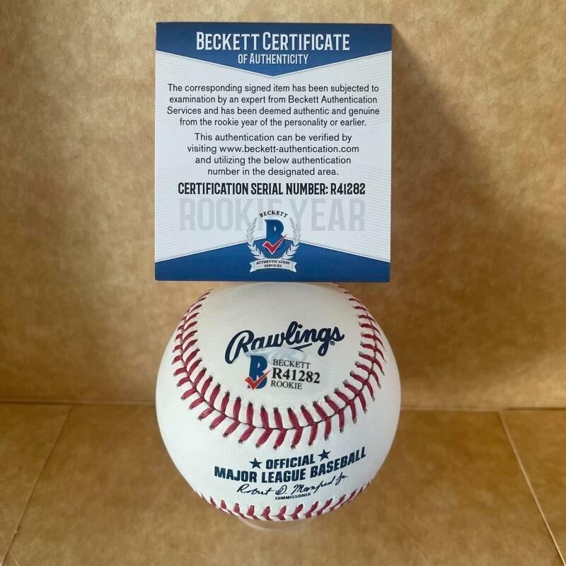 NOELVI MARTE SEATTLE MARINERS ROOKIE YEAR SIGNED AUTOGRAPHED M.L. BASEBALL BAS
