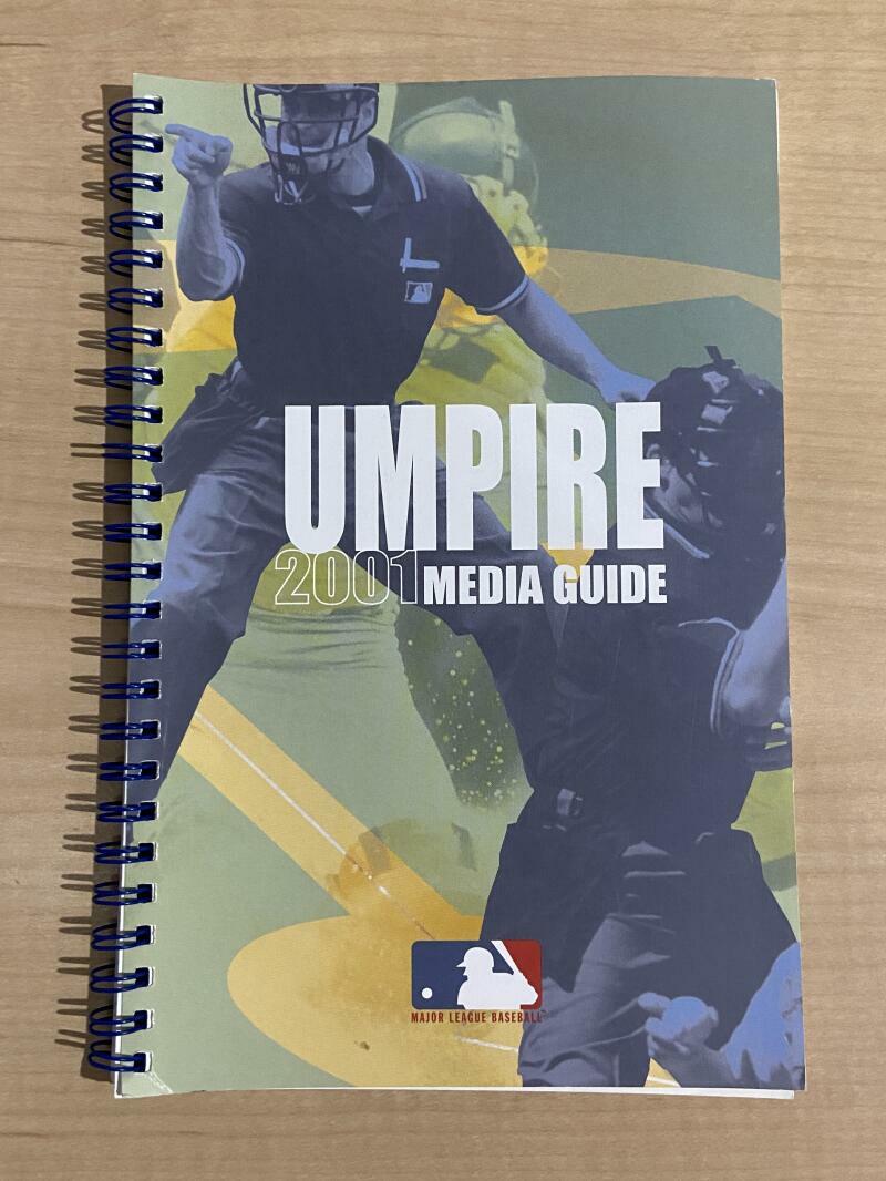 2001 UMPIRE MEDIA GUIDE 79 PAGES