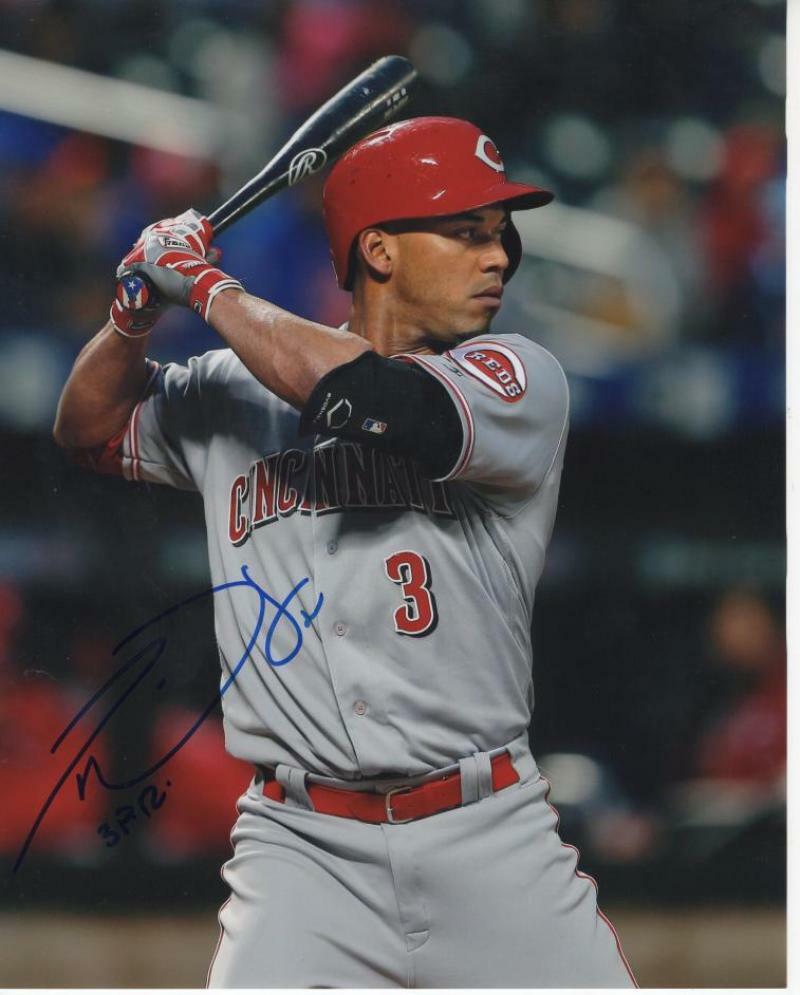 IVAN DEJESUS JR CINCINNATI REDS SIGNED AUTOGRAPHED 8X10 W/ COA
