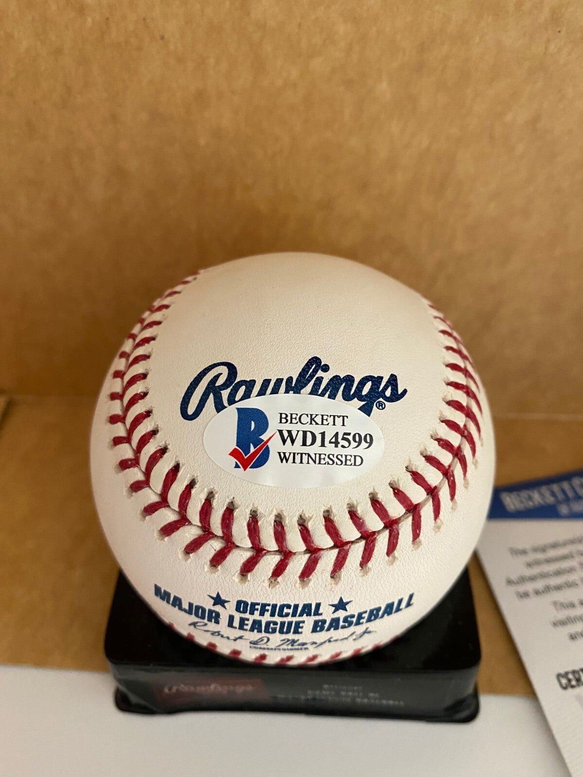 LUIS ROBERT CHICAGO WHITE SOX SIGNED AUTOGRAPHED M.L. BASEBALL BAS BECKETT COA *