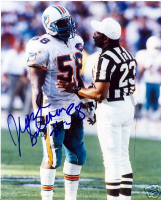 JESSE  SOLOMON   MIAMI DOLPHINS  SIGNED 8X10