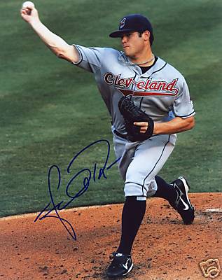 ANTHONY REYES  CLEVELAND INDIANS W/COA  SIGNED 8X10