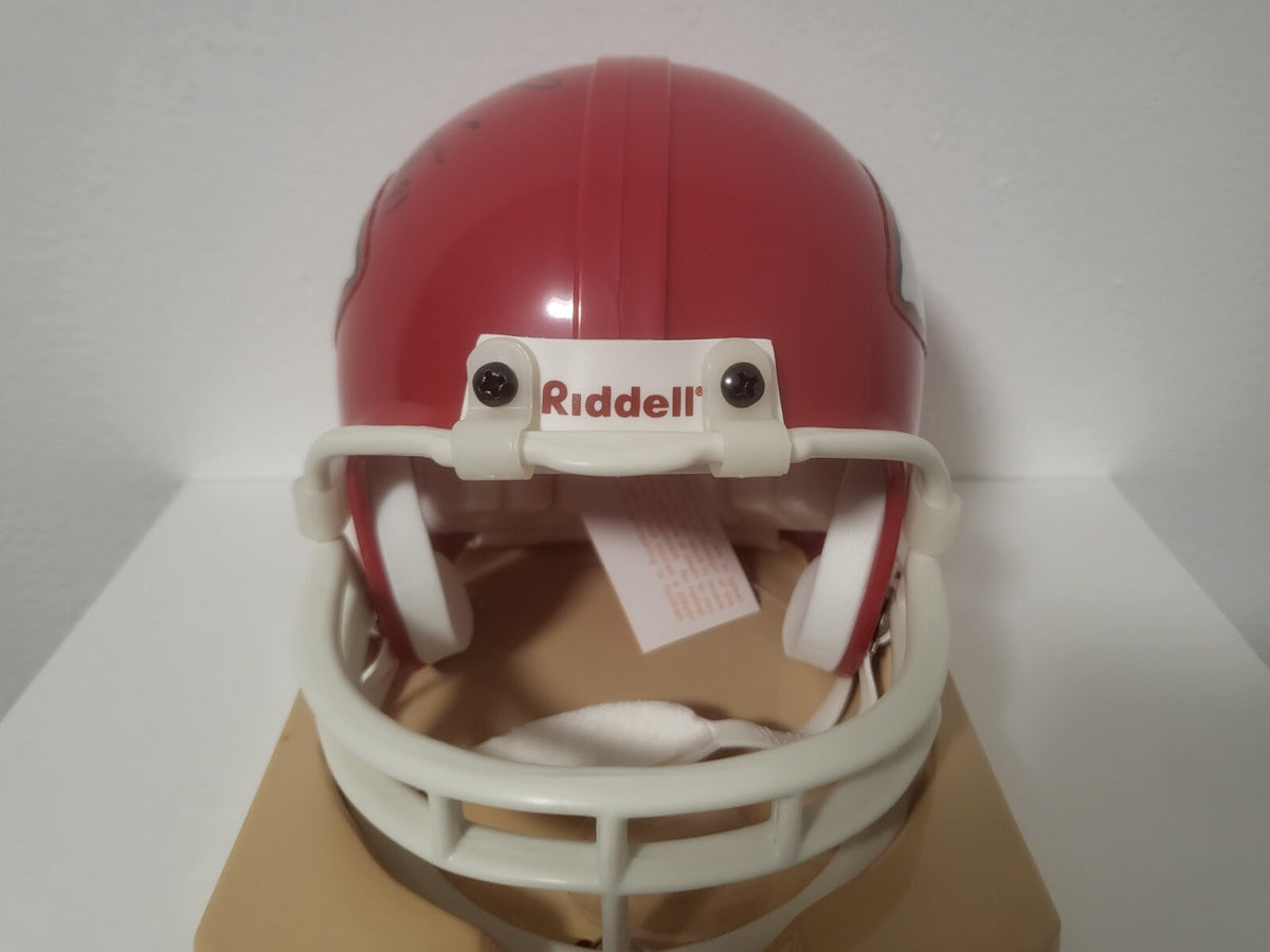 SNOOP MINNIS KANSAS CITY CHIEFS SIGNED AUTOGRAPH AUTO RIDDELL MINI HELMET W/COA