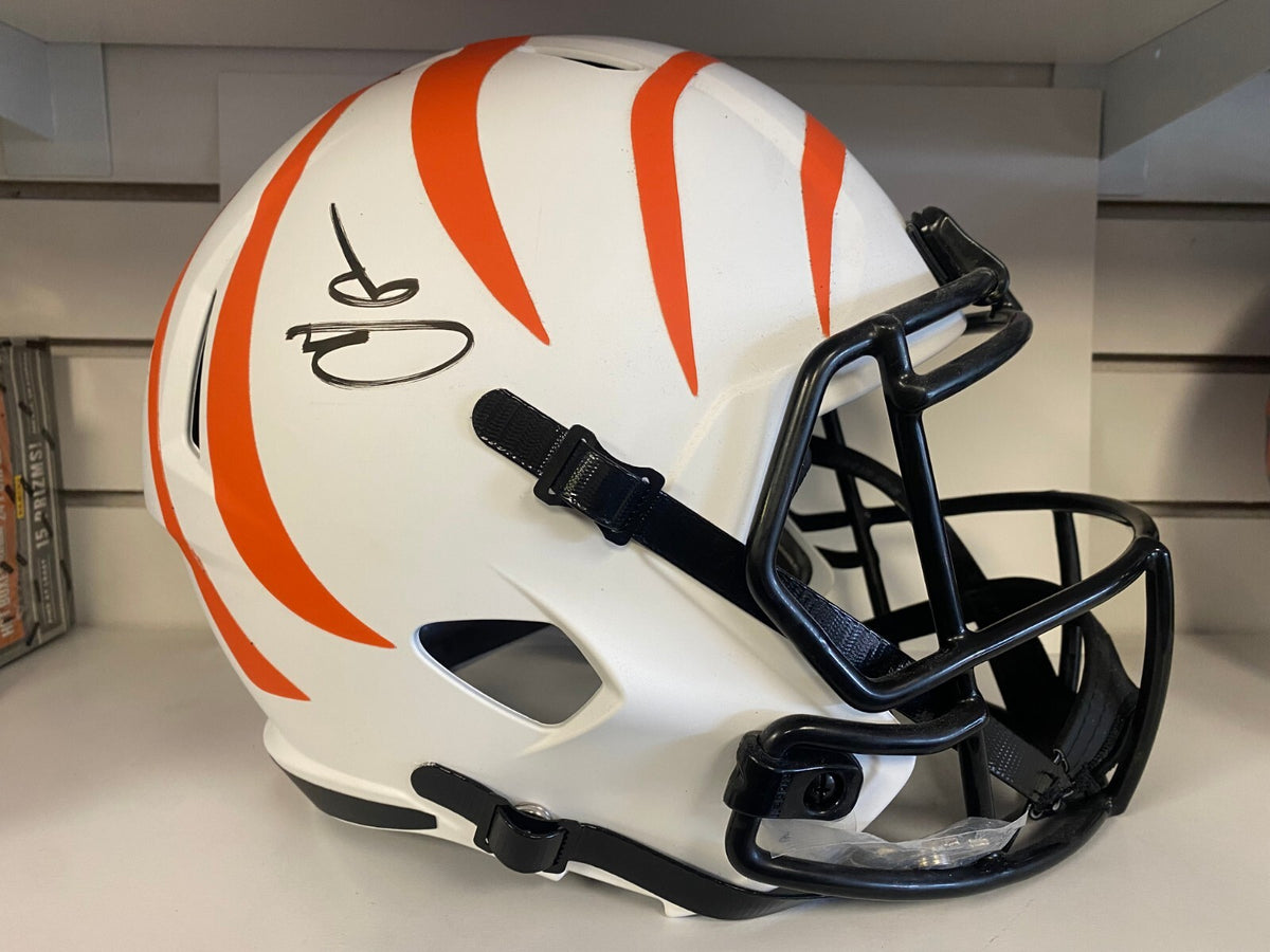 CHAD OCHOCINCO CINCINNATI BENGALS SIGNED AUTOGRAPHED LUNAR FULL SIZE HELMET BAS