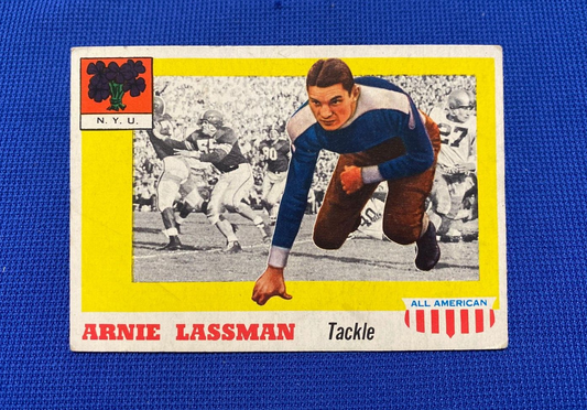 1955 TOPPS ALL-AMERICAN ARNIE LASSMAN CARD #46 VINTAGE