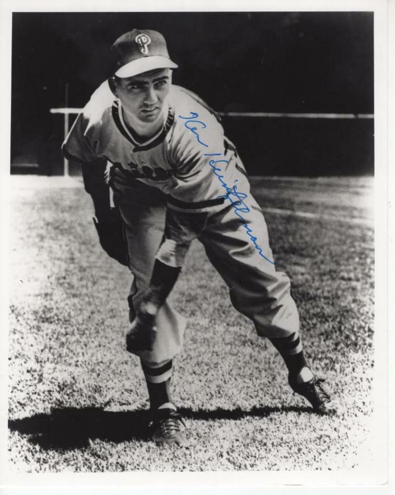 KEN HEINTZELMAN PHILADELPHIA PHILLIES SIGNED AUTOGRAPHED 8x10 PHOTO W/COA