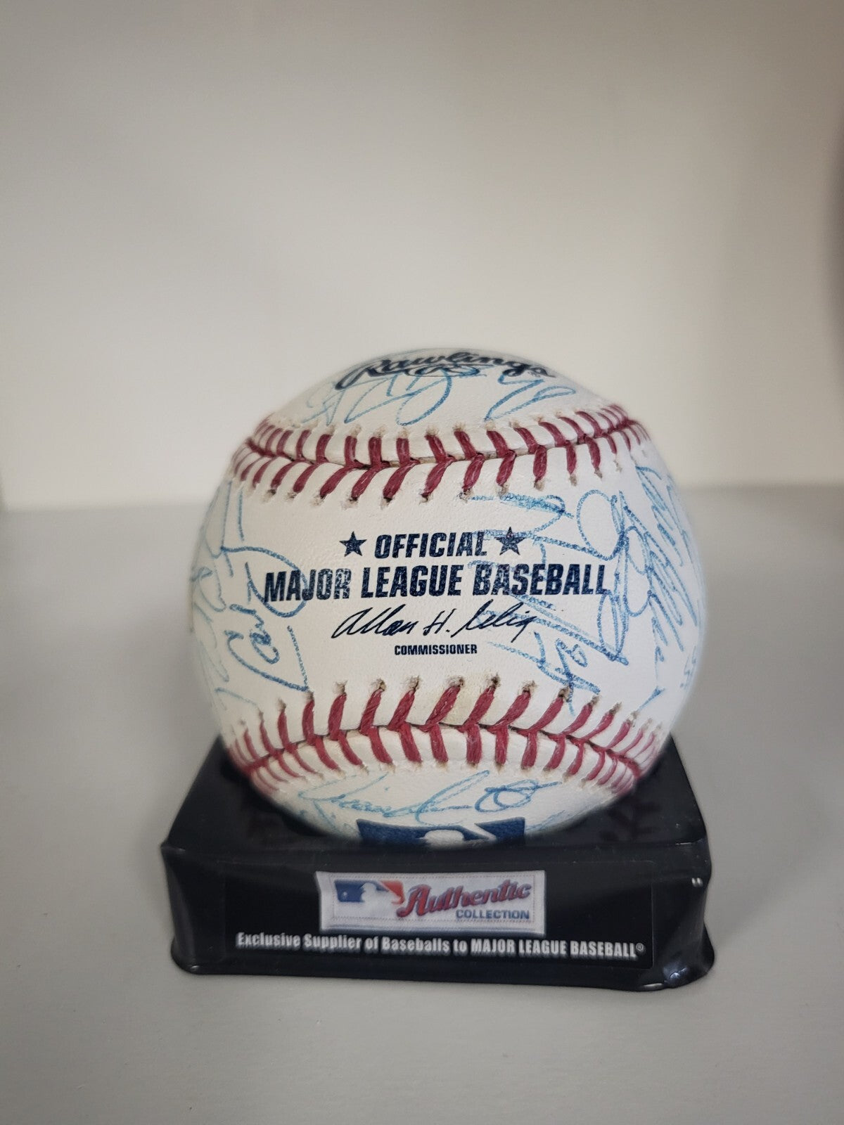 GIANCARLO STANTON YANKEES SIGNED AUTOGRAPHED MARLINS TEAM SIGNED BALL W/COA