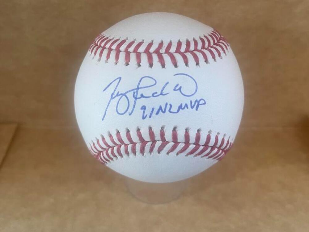 TERRY PENDLETON BRAVES 91 NL MVP SIGNED AUTO M.L. BASEBALL BECKETT AUTHENTICATED