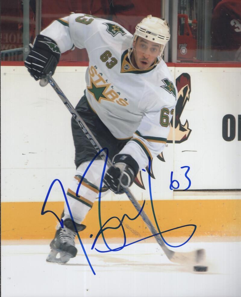 MIKE RIBEIRO DALLAS STARS SIGNED AUTOGRAPHED 8X10 PHOTO W/ COA