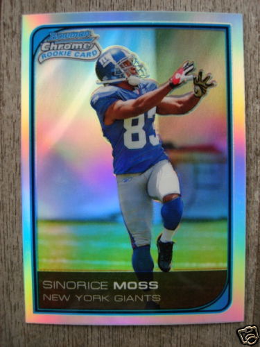 2006 06 BOWMAN CHROME #230 SINORICE MOSS *RC *REFRACTOR