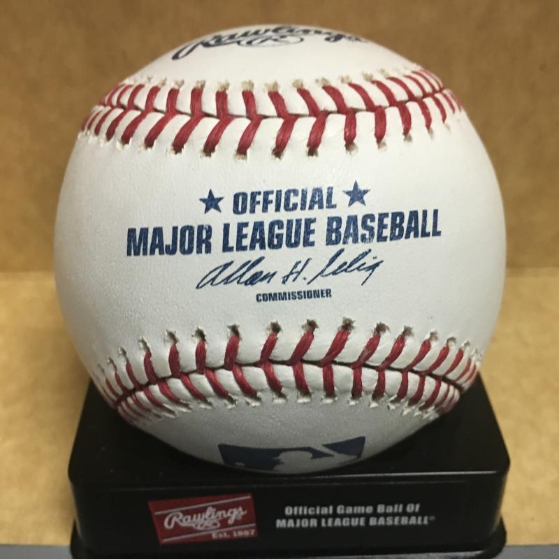 IAN STEWART CUBS/ROCKIES M.L. SIGNED BASEBALL W/COA