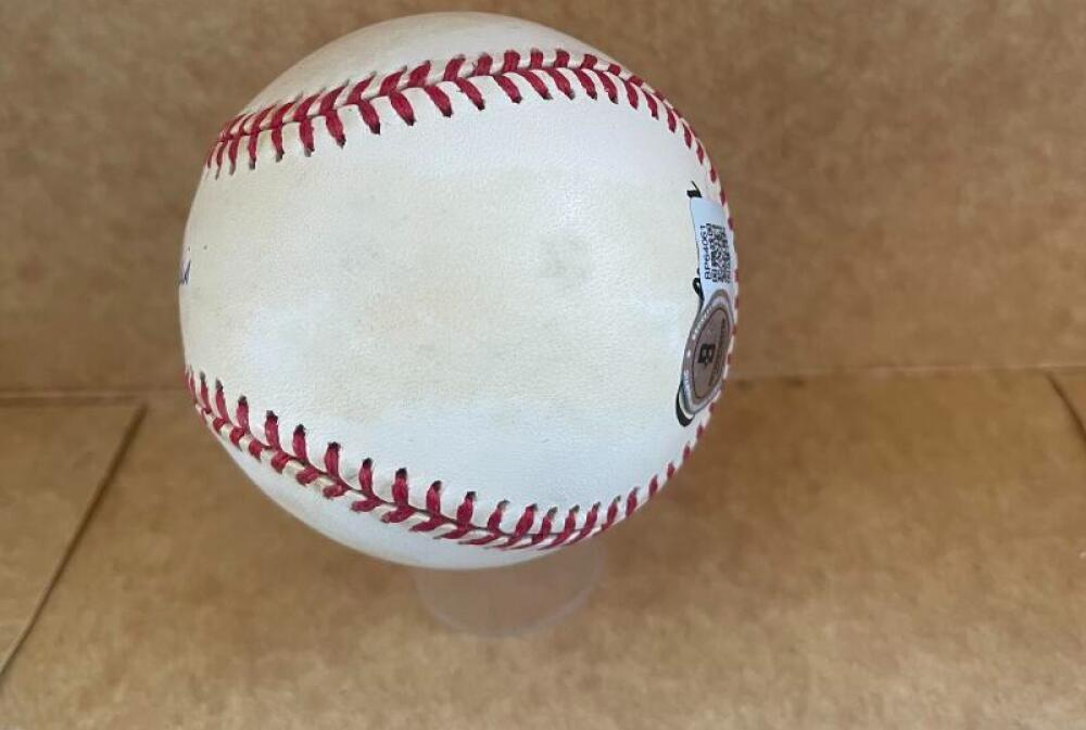 AL WEIS N.Y. METS SIGNED AUTOGRAPHED N.L. BASEBALL BECKETT AUTH