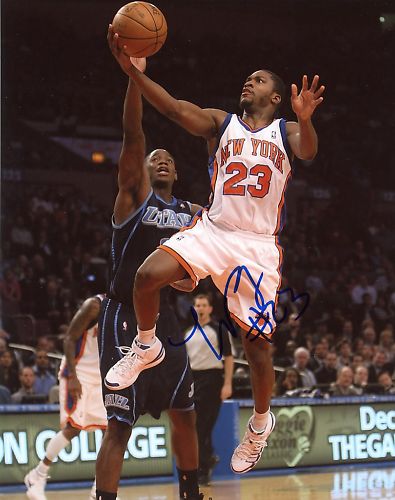 TONEY  DOUGLAS    NEW YORK KNICKS  SIGNED 8X10  PHOTO