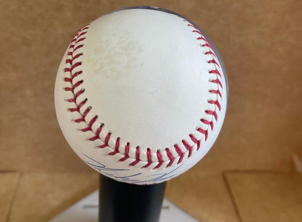 MICKEY MONIAK PHILLIES/ROCKIES SIGNED AUTOGRAPHED M.L. BASEBALL BECKETT AUTH 