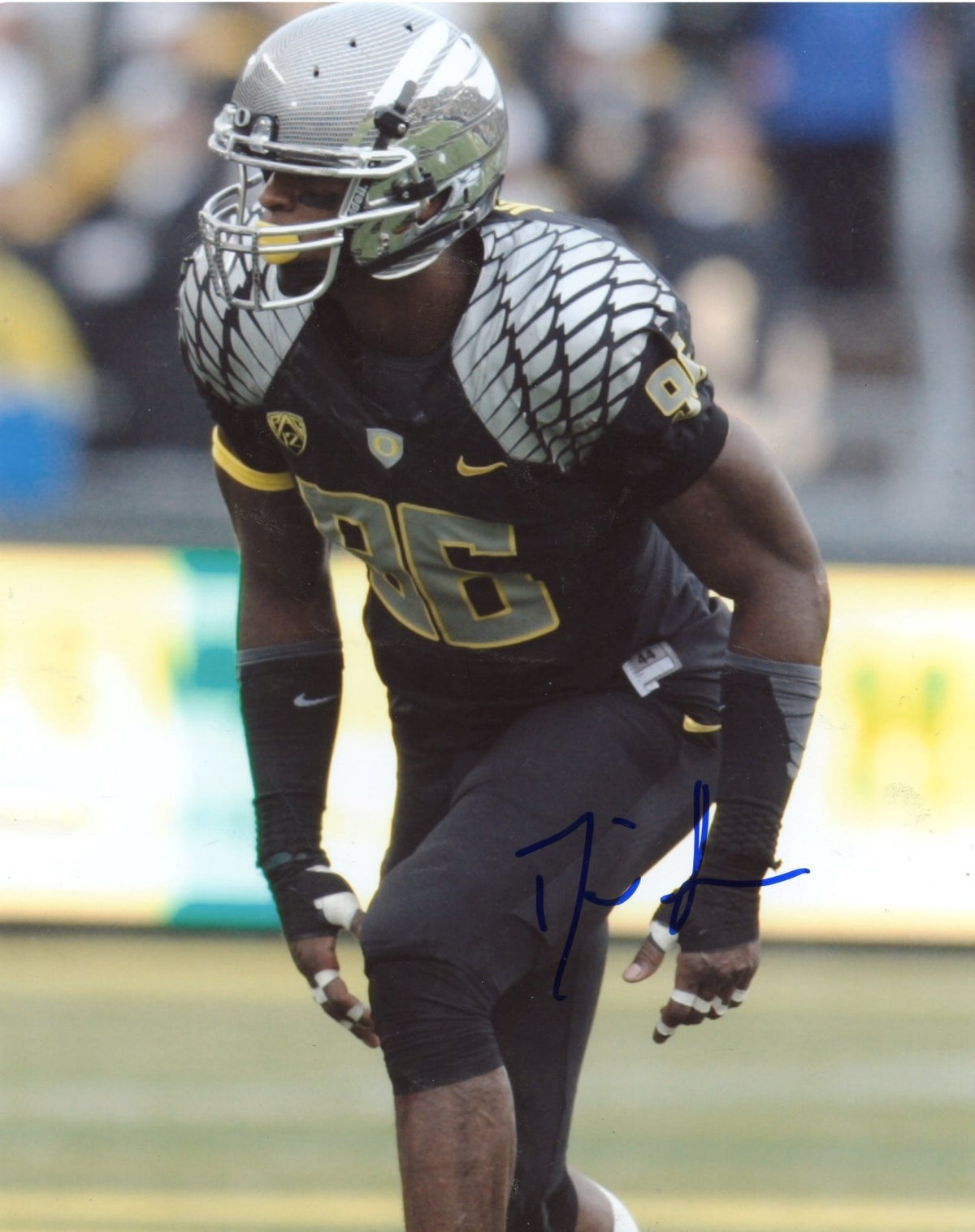DION  JORDAN  OREGON/DOLPHINS    ACTION  AUTOGRAPHED    SIGNED  8X10  PHOTO