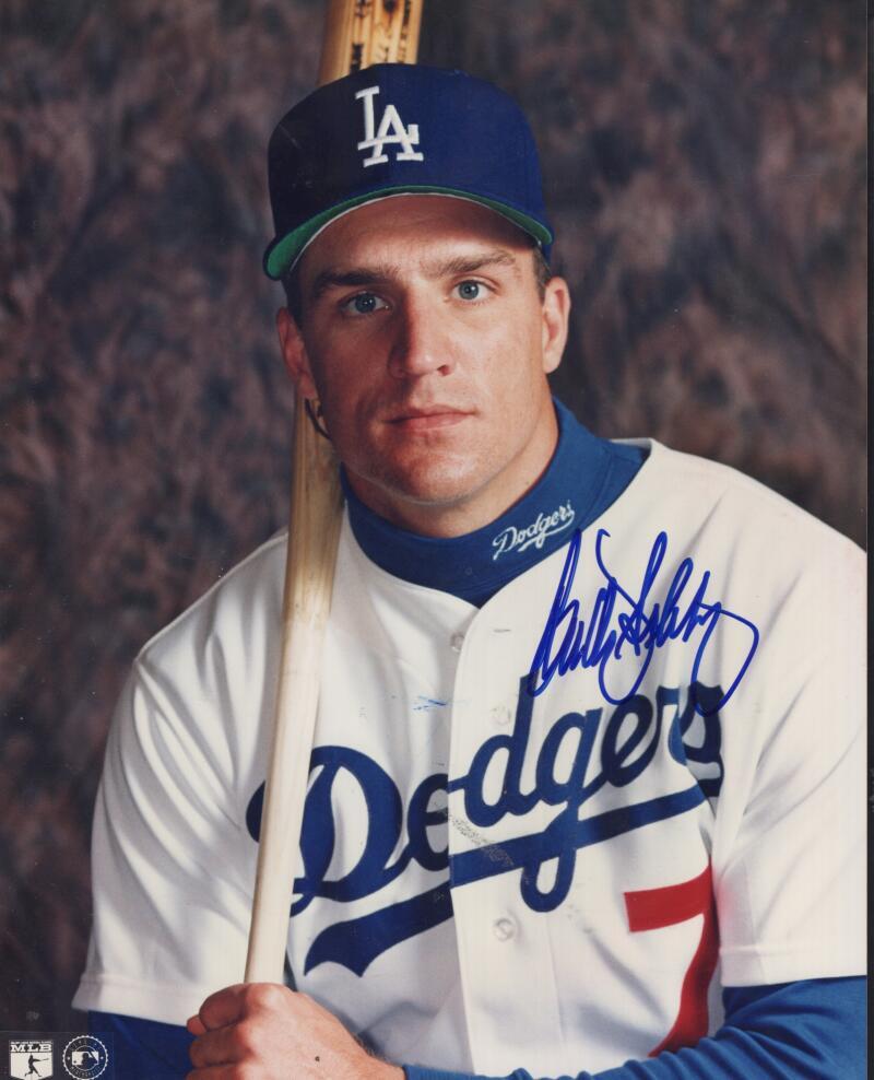 BILLY ASHLEY DODGERS  SIGNED AUTOGRAPHED 8X10 PHOTO W/ COA