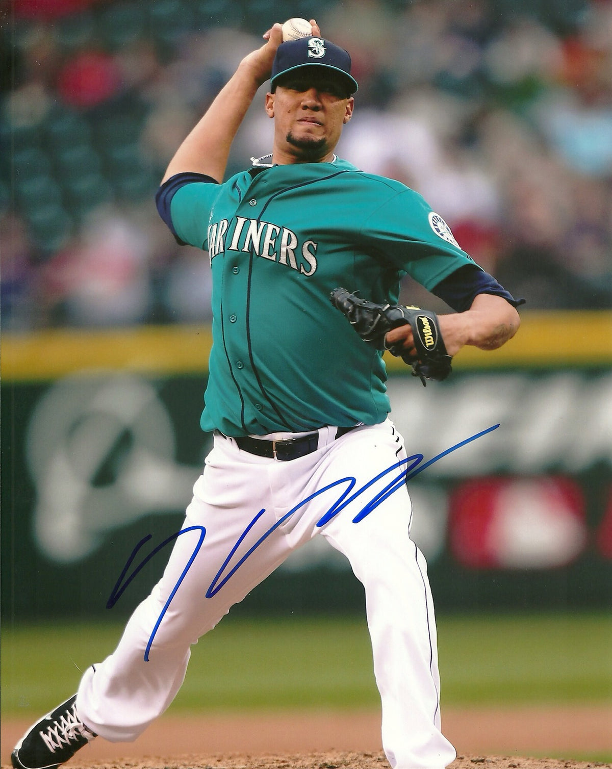 HECTOR NOESI SEATTLE MARINERS SIGNED AUTOGRAPHED 8x10 PHOTO W/COA