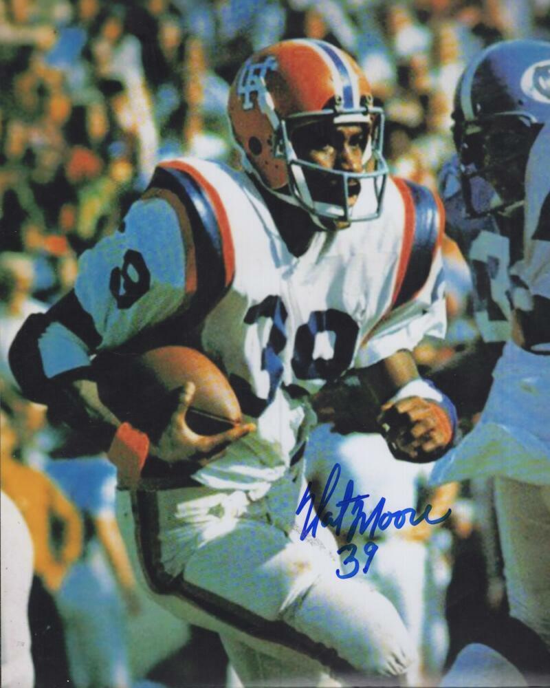 NAT MOORE FLORIDA GATORS SIGNED AUTOGRAPHED 8X10 PHOTO W/ COA