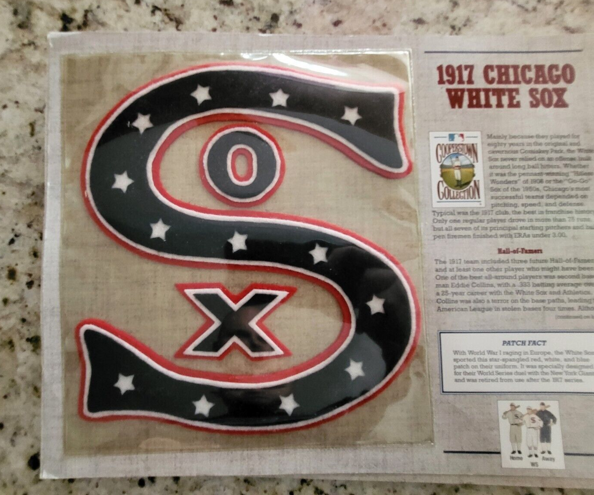 1994 COOPERSTOWN COLLECTION 1917 CHICAGO WHITE SOX EMBLEM PATCH WILLABEE WARD