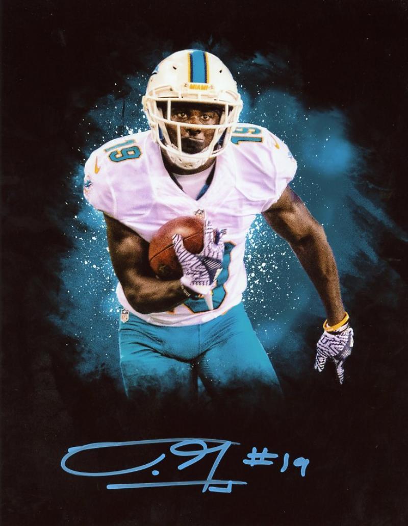 JAKEEM GRANT MIAMI DOLPHINS SIGNED 8X10 PHOTO W/ PHOTO PROOF