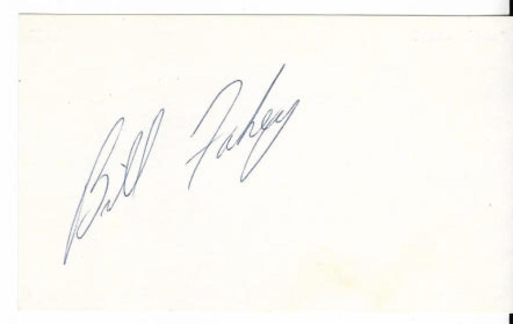BILL FAHEY PADRES/TIGERS/SENATORS DEBUT 1971 SIGNED 3X5 CARD W/COA 