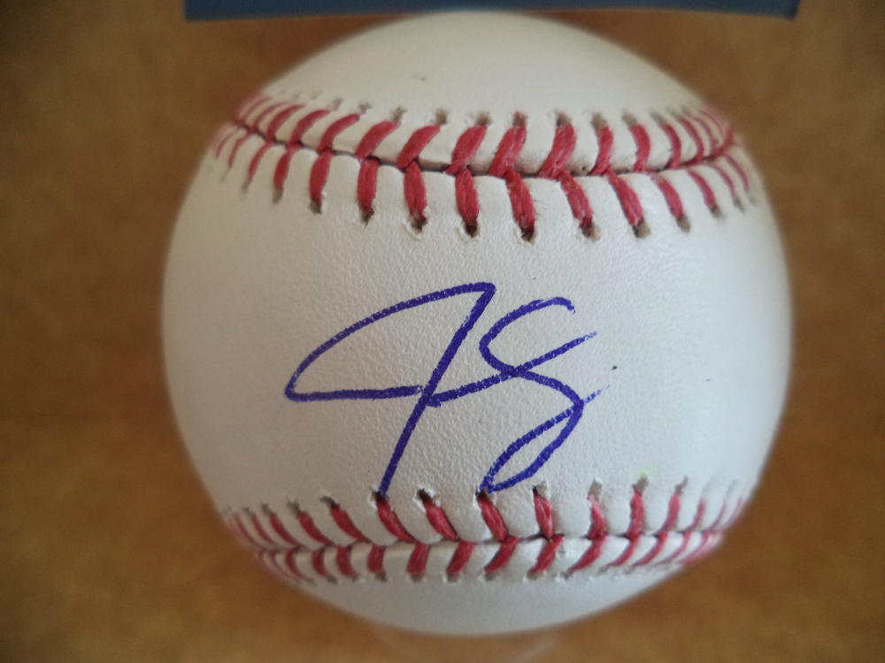 JORDAN SHEFFIELD LA DODGERS ROOKIE YEAR SIGNED AUTO M.L. BASEBALL BECKETT R07535